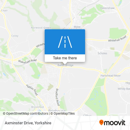 Axminster Drive map