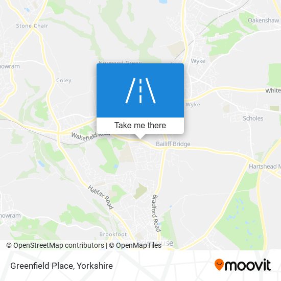 Greenfield Place map
