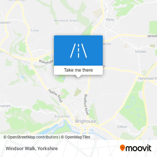 Windsor Walk map