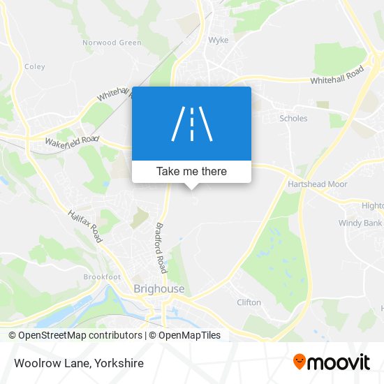 Woolrow Lane map