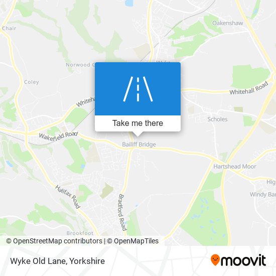 Wyke Old Lane map