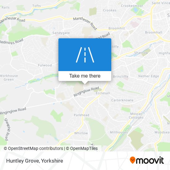 Huntley Grove map