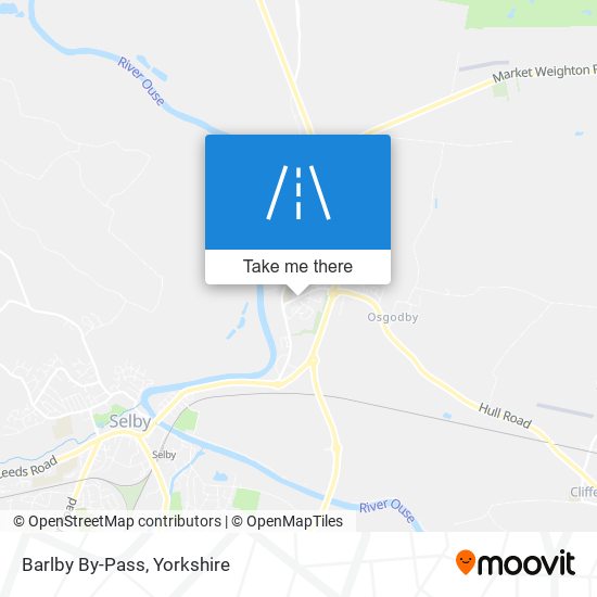 Barlby By-Pass map