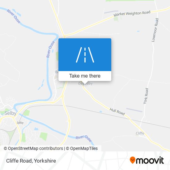 Cliffe Road map