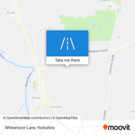 Whitemoor Lane map