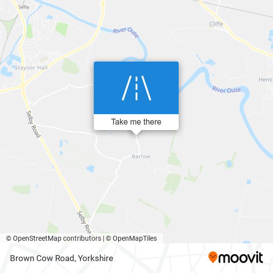 Brown Cow Road map