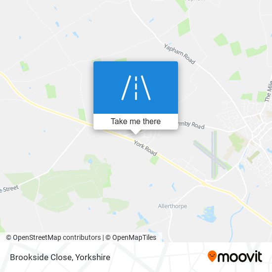 Brookside Close map