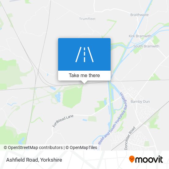 Ashfield Road map