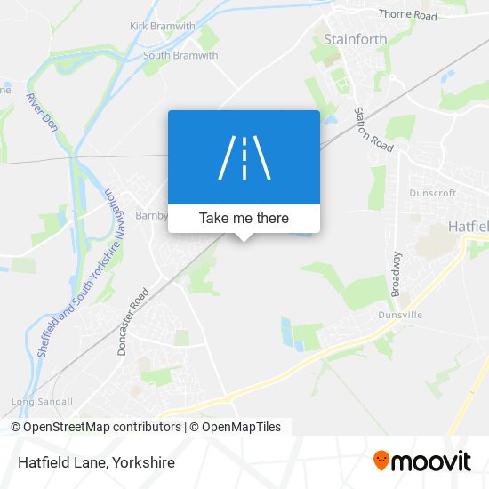 Hatfield Lane map