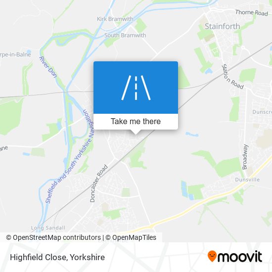 Highfield Close map