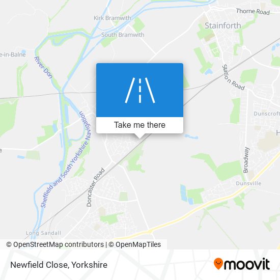Newfield Close map