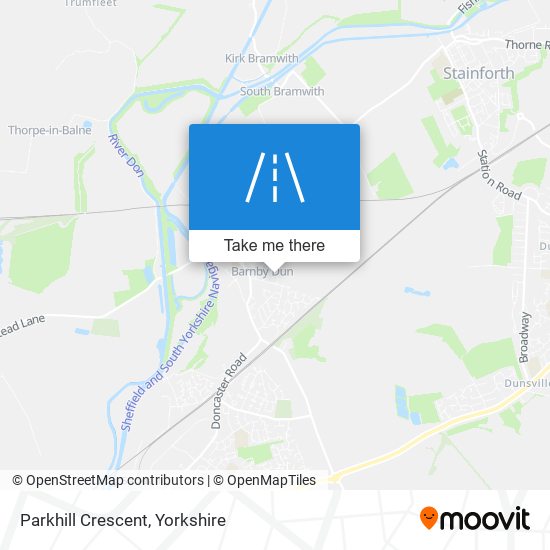 Parkhill Crescent map