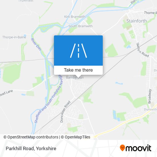 Parkhill Road map