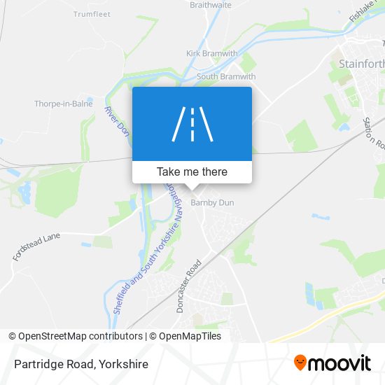 Partridge Road map