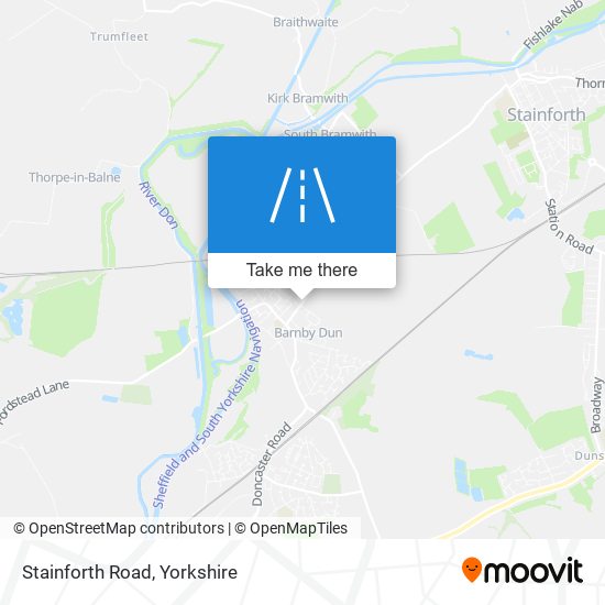 Stainforth Road map