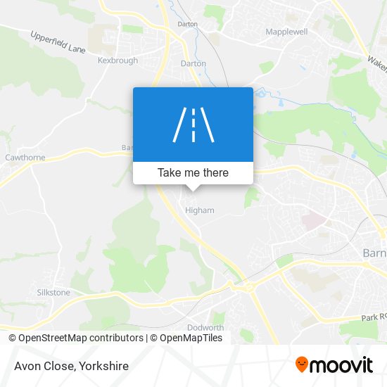 Avon Close map