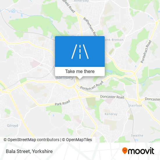 Bala Street map
