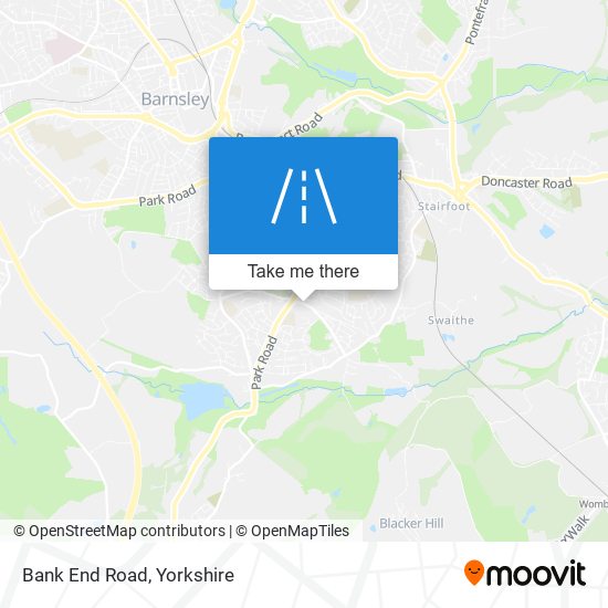 Bank End Road map