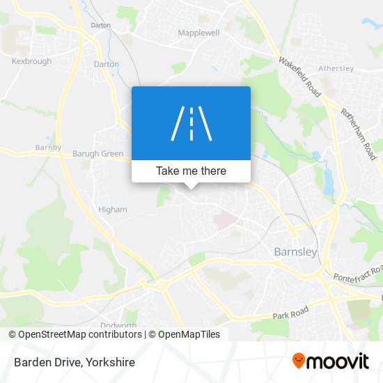 Barden Drive map