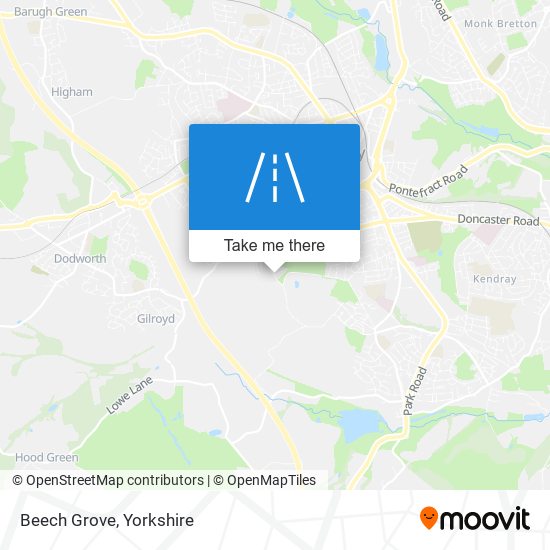 Beech Grove map