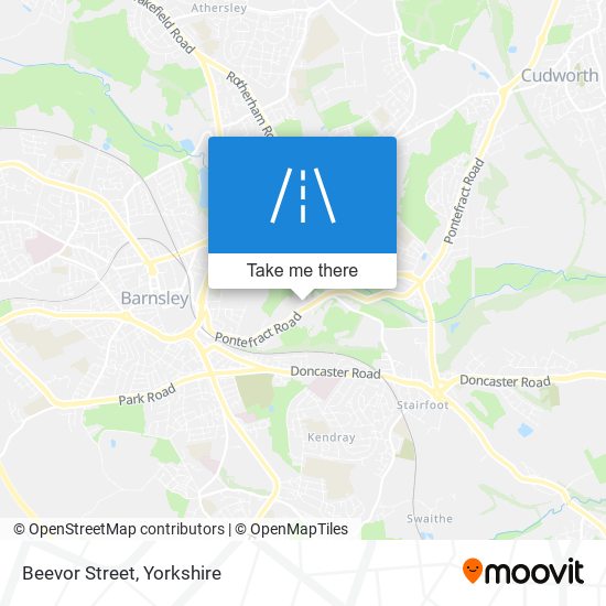 Beevor Street map