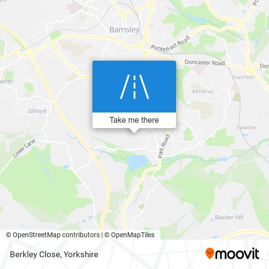 Berkley Close map