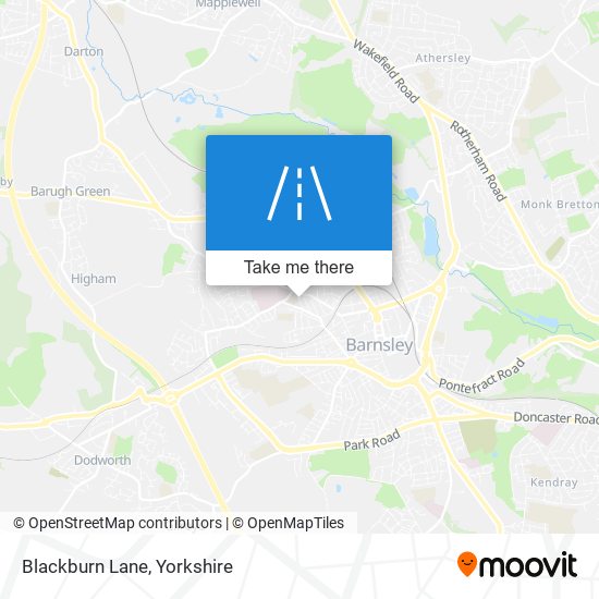 Blackburn Lane map