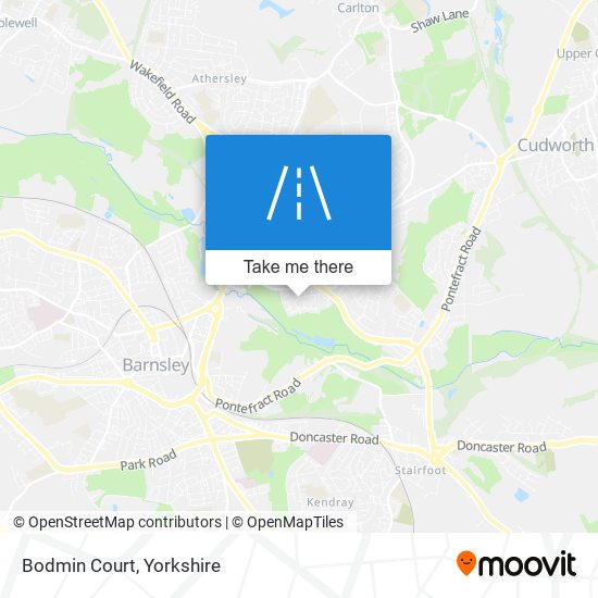 Bodmin Court map