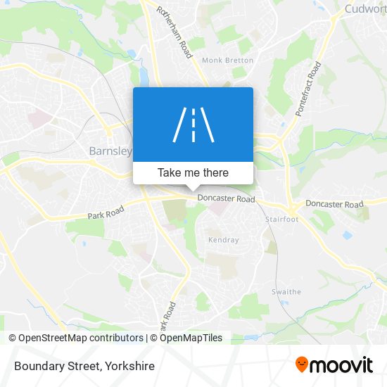 Boundary Street map