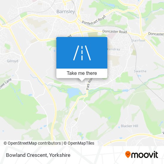 Bowland Crescent map