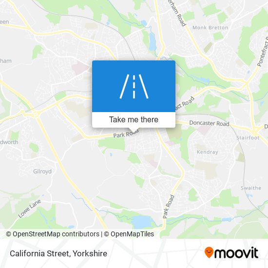 California Street map