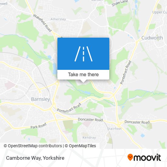 Camborne Way map