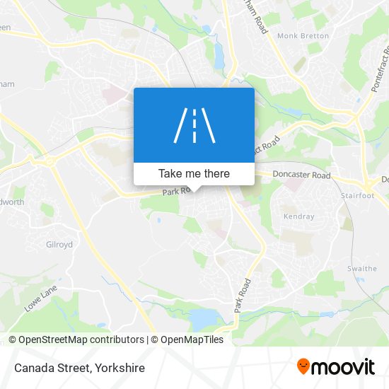 Canada Street map
