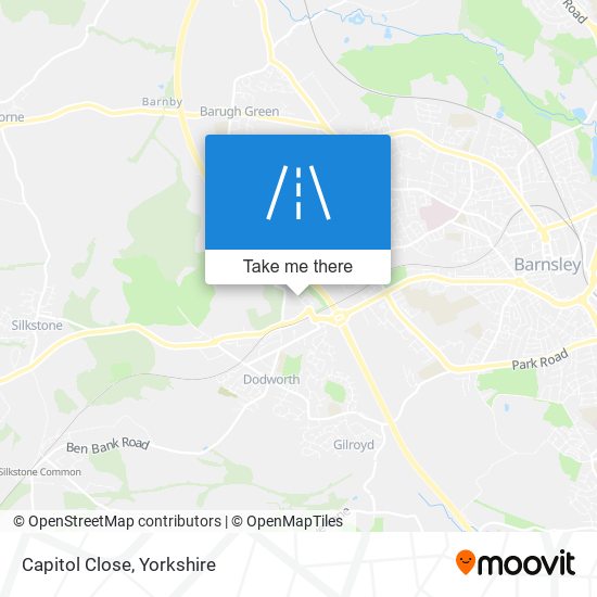 Capitol Close map