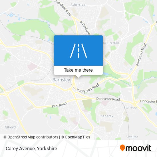 Carey Avenue map