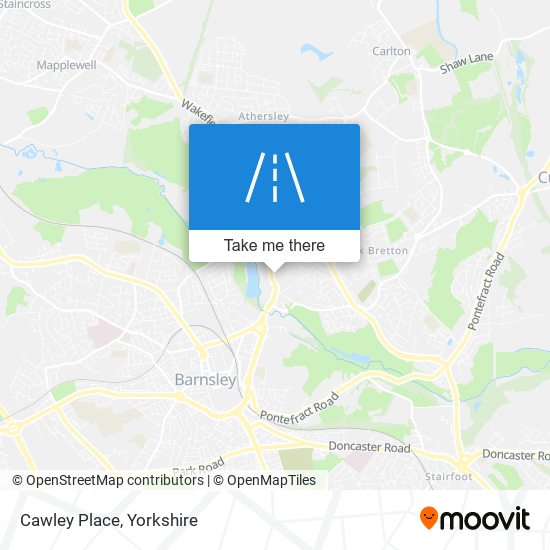 Cawley Place map