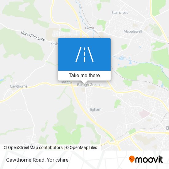 Cawthorne Road map
