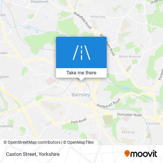 Caxton Street map