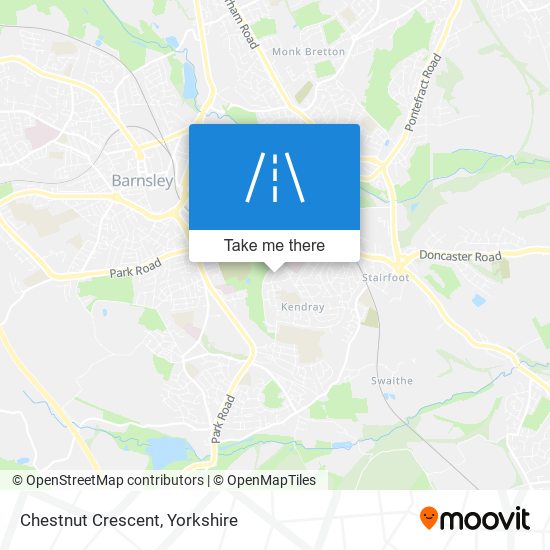 Chestnut Crescent map