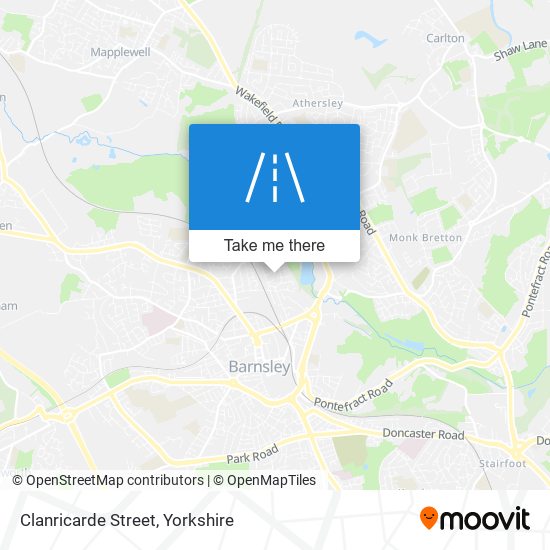 Clanricarde Street map
