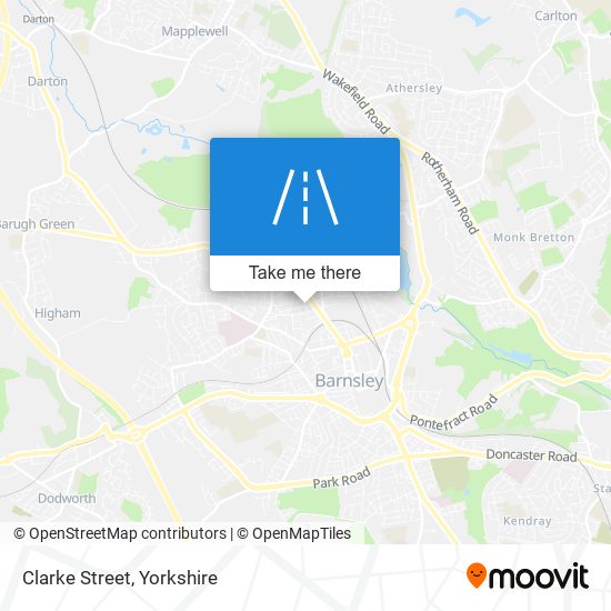 Clarke Street map