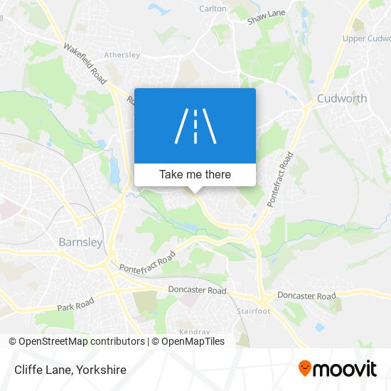 Cliffe Lane map
