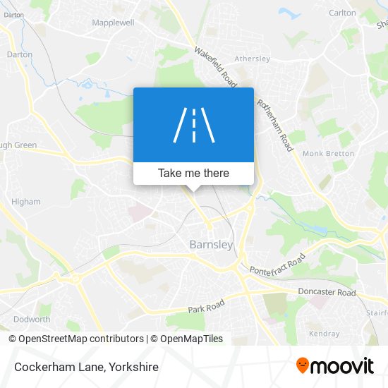 Cockerham Lane map
