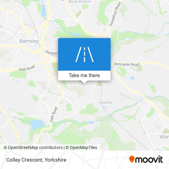 Colley Crescent map
