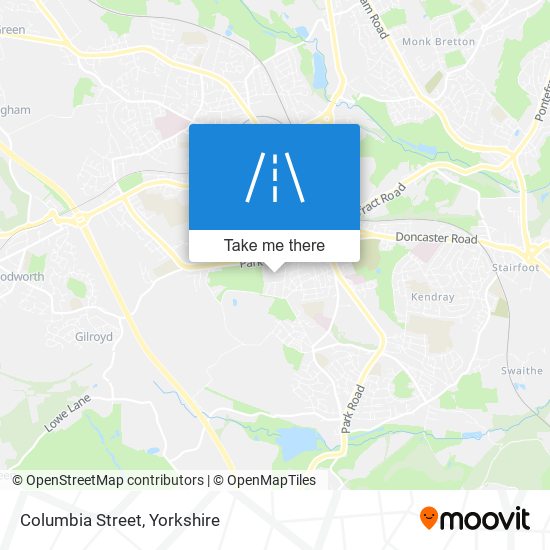 Columbia Street map