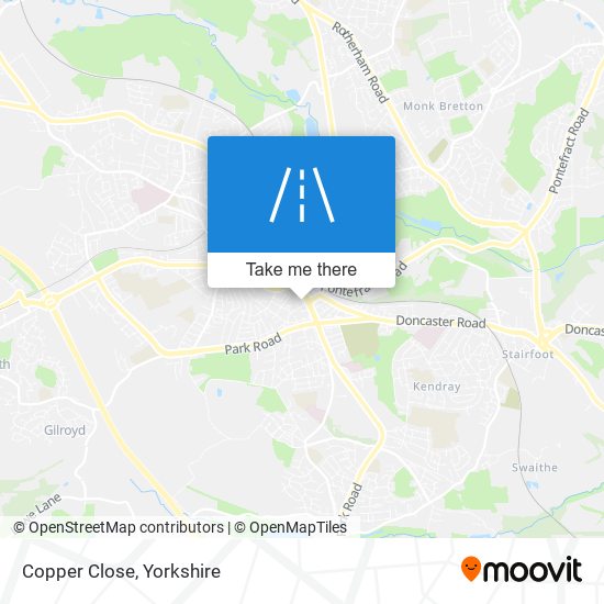 Copper Close map