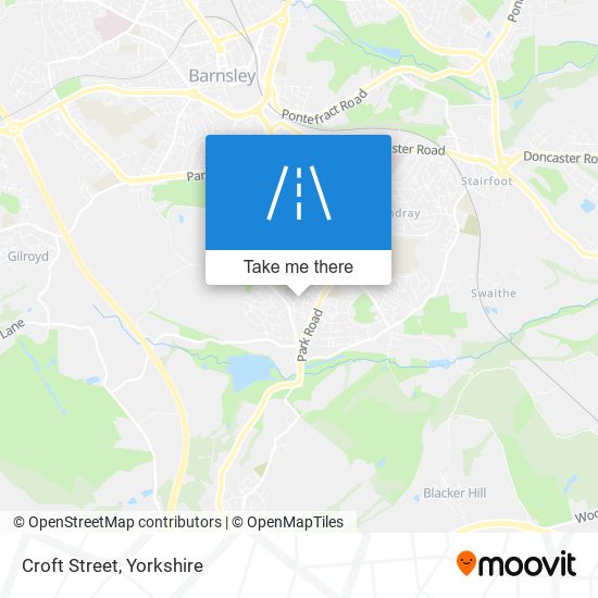 Croft Street map