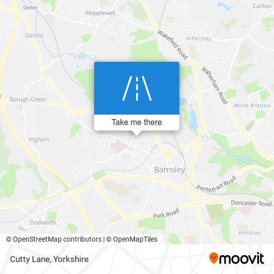 Cutty Lane map