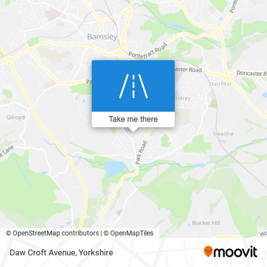 Daw Croft Avenue map