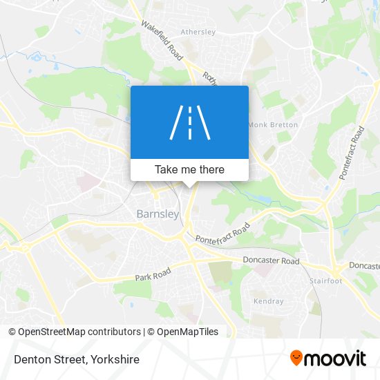 Denton Street map